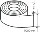 Рулон нержавеющий 0,5х1000 мм.  AISI 201 (12Х15Г9НД) холоднокатаный,  зеркальный