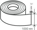 Рулон нержавеющий 3х1000 мм.  AISI 304 (08Х18Н10) холоднокатаный,  зеркальный